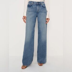 Reformation Cary Low Rise Slouchy Wide Leg Jeans in Colorado